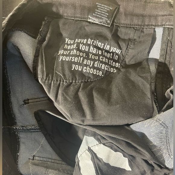 VALABASAS MERCURY DENIM JEANS (BLACK-BLUE) VALABASAS MERCURY DENIM JEANS (sz 34) - Picture 7 of 10